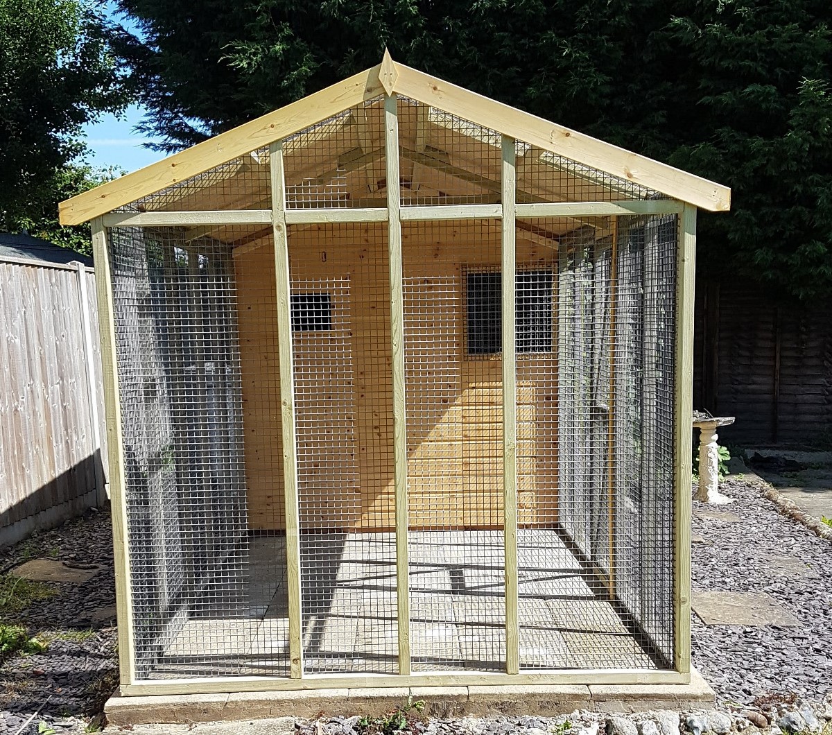 Wooden Bird Aviary In Norfolk. Call Orchard Timber Buildings Today.