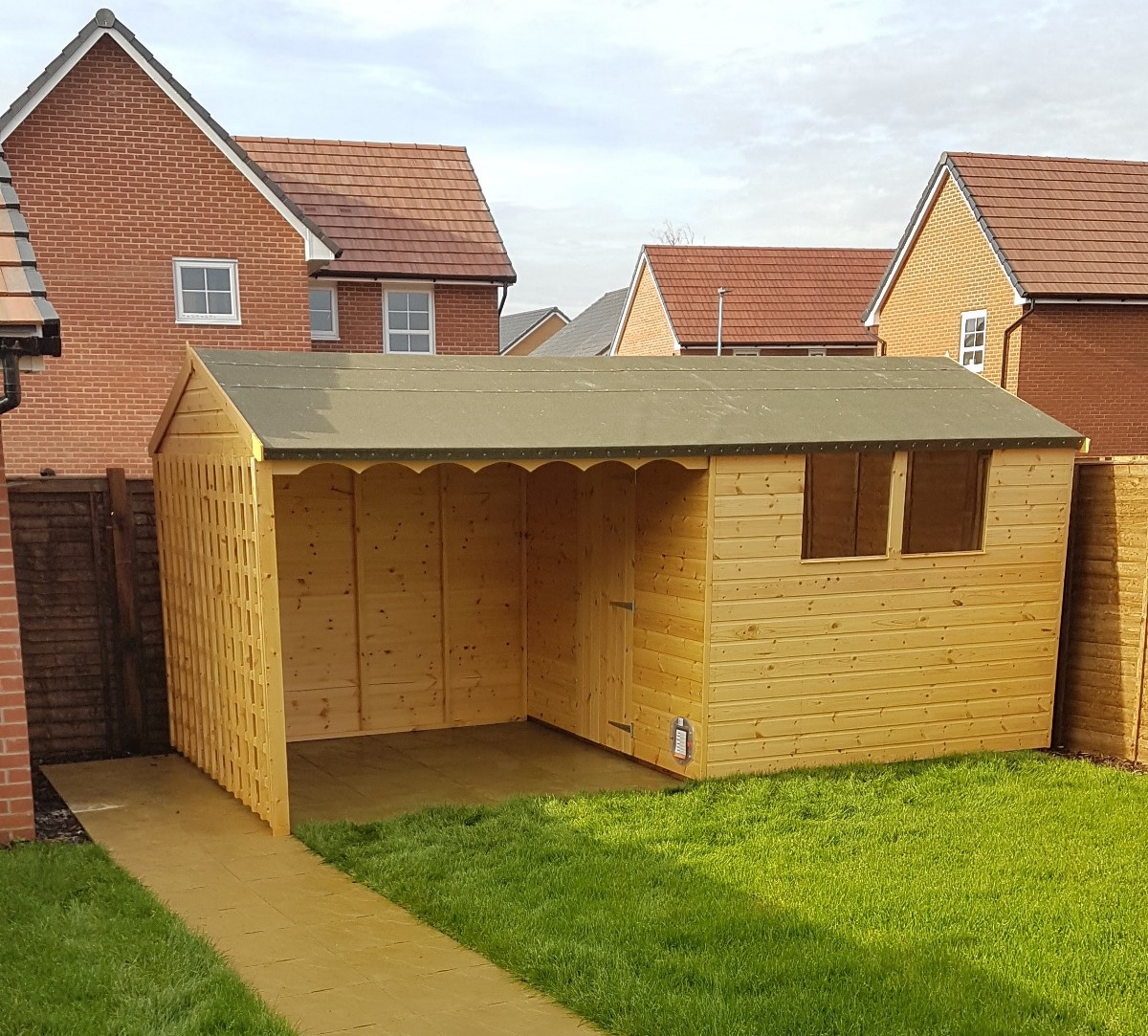 The Extension Shed In Norfolk. Call Orchard Timber Buildings Today.