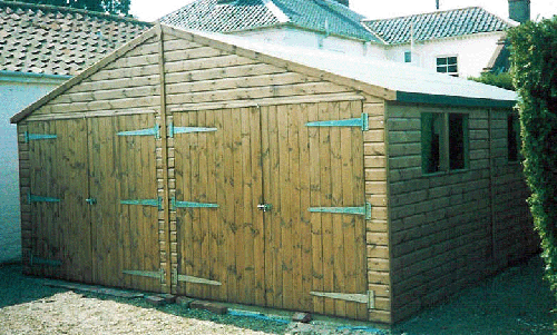 large-double-wooden-garage