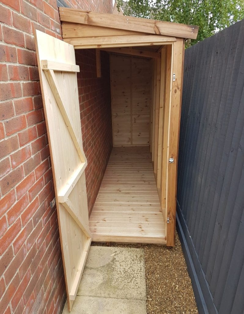 Narrow Sheds & Wooden Storage In Norfolk. Call Orchard Timber Buildings Today.